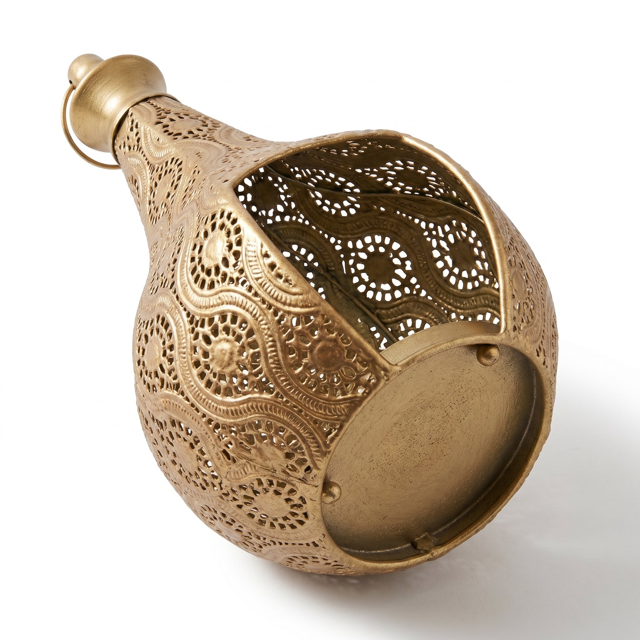 Dekoratives Eisenornament im orientalischen Stil - Kerzenlaterne - Voldeva