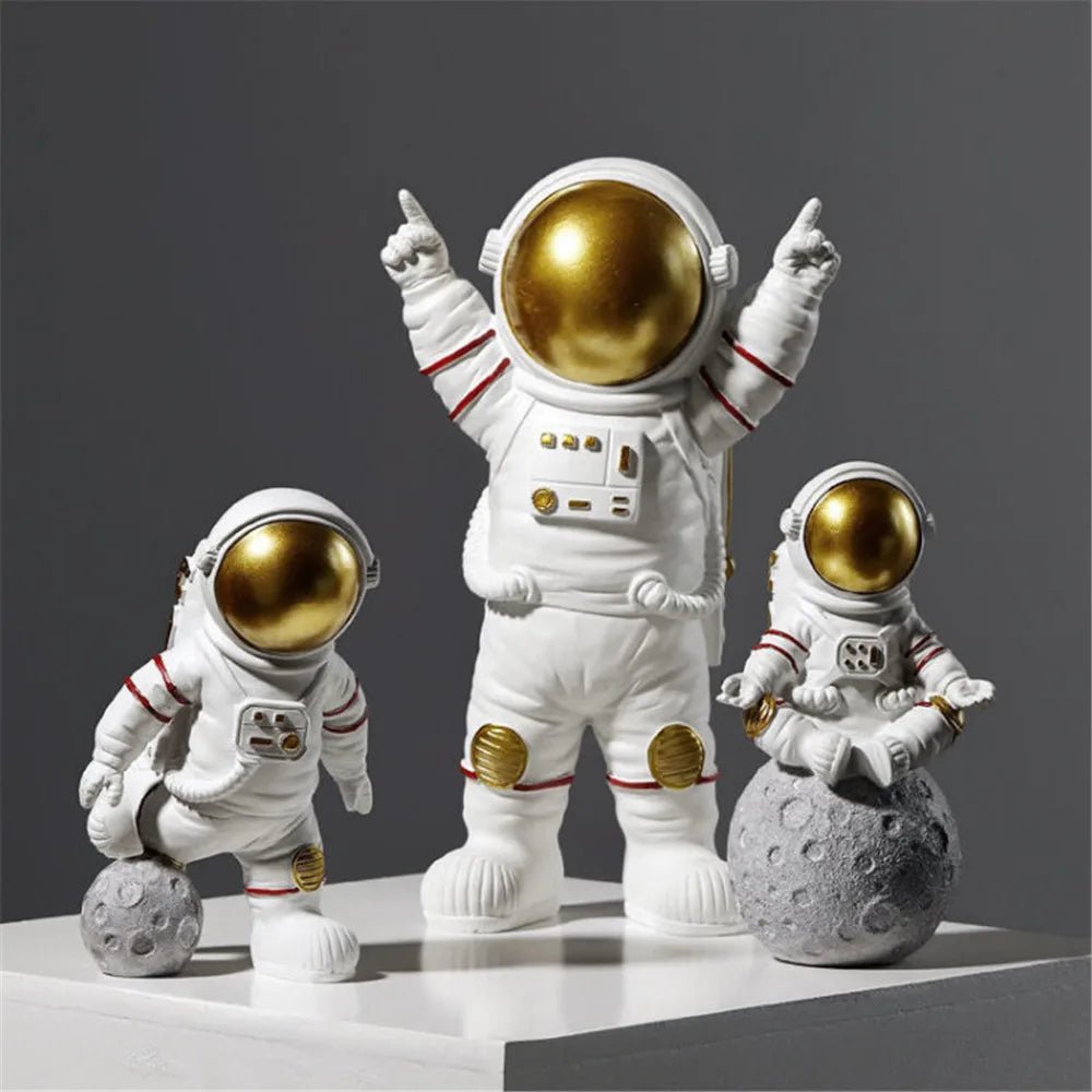 Orven – Astronaut Figurine aus Harz für Deko - Heimdekoration - Voldeva