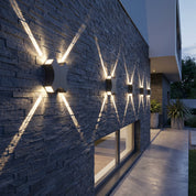 Outdoor LED 4 - Richtung Kreuz Wandleuchte - Wandleuchte - Voldeva