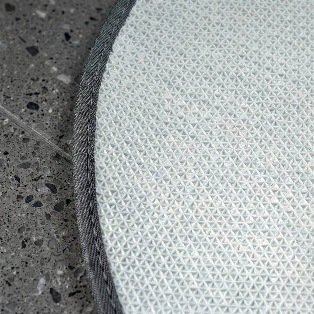 Ovaler Teppich mit Pompom - Rand - Teppiche & Läufer - Grau - Voldeva