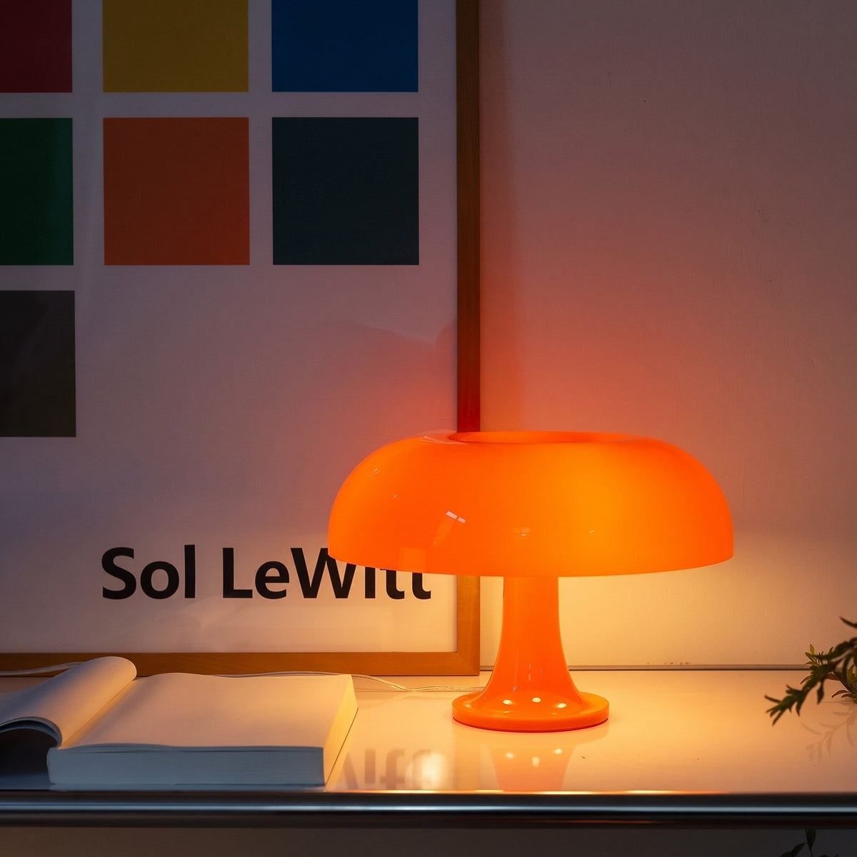 Pilzform Tischlampe im skandinavischen Design - Table Lamps - Orange - Voldeva
