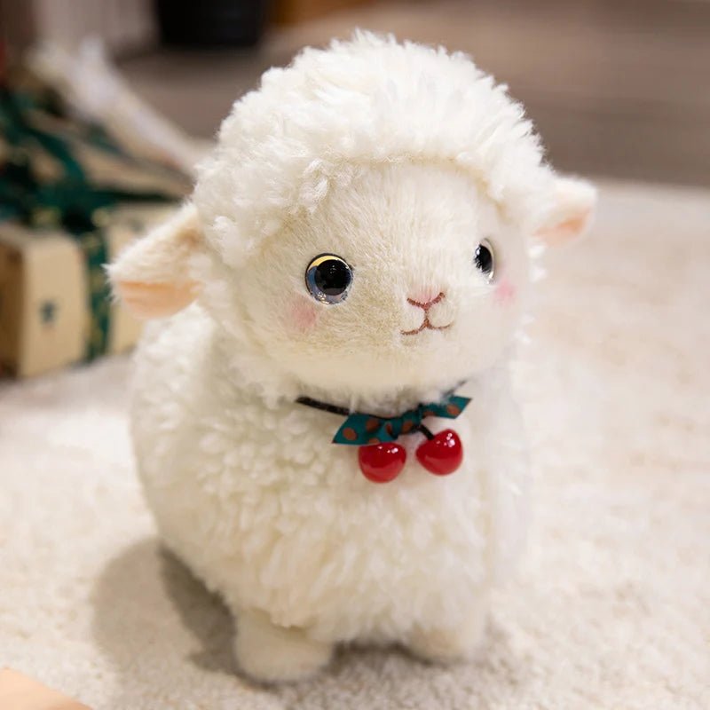 Plüschtier in Schaf - Optik mit weicher Textur - Plüschtier - Voldeva