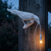 Raven Skulpturale Tischlampe - Tischlampen - Weiß - Voldeva