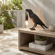 Raven Skulpturale Tischlampe - Tischlampen - Schwarz - Voldeva
