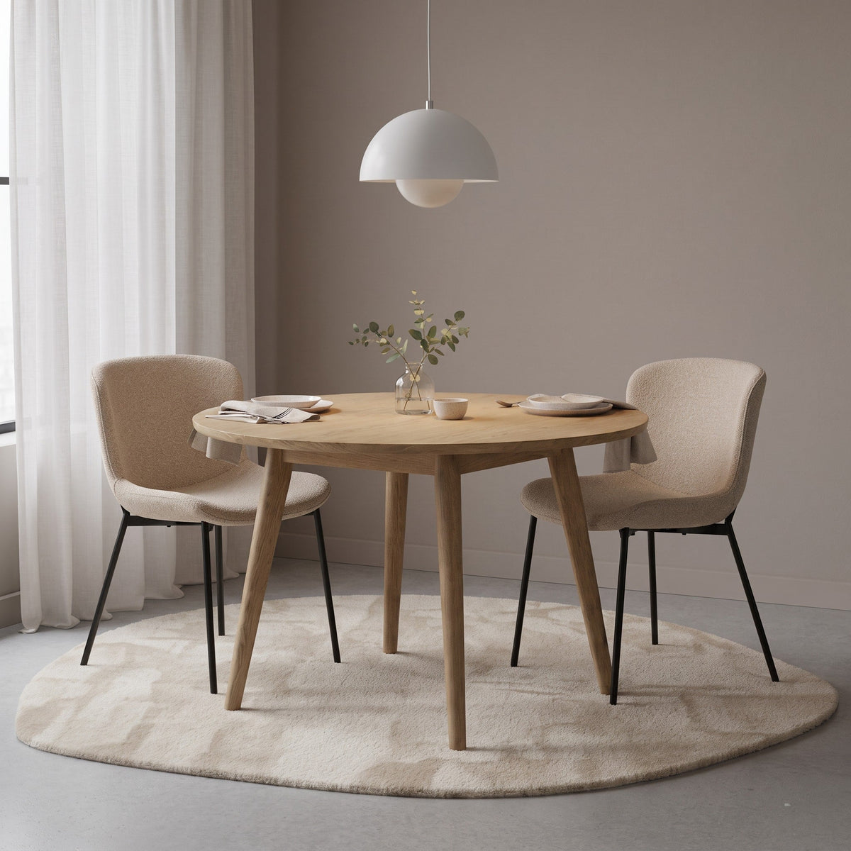 Retro Kuppel Pendelleuchte im Vintage Design - Pendant Light Fixtures - Grau - Voldeva
