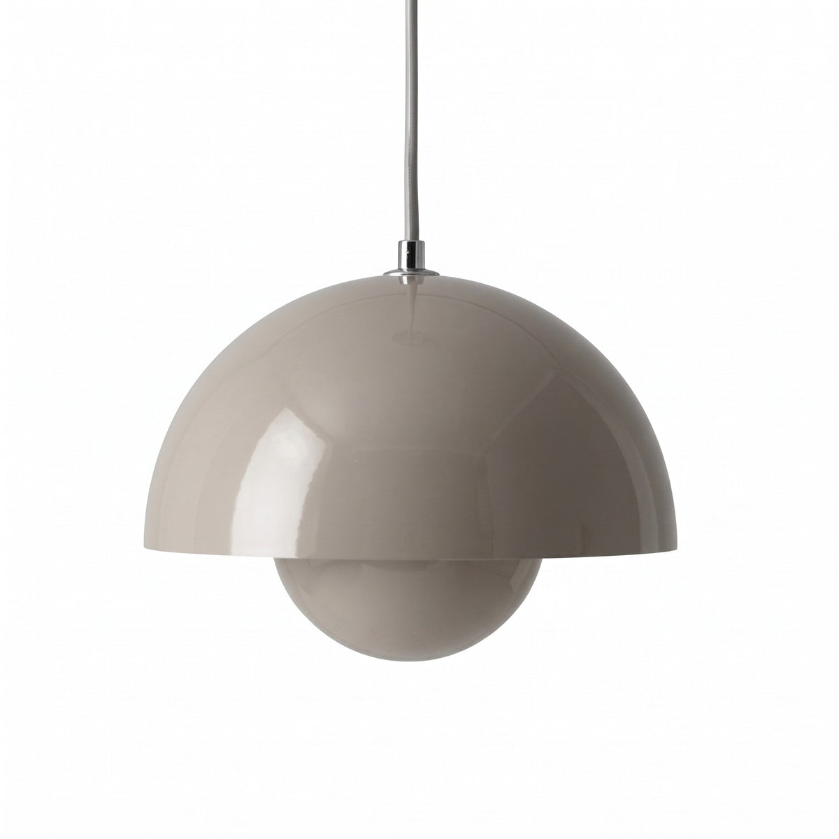 Retro Kuppel Pendelleuchte im Vintage Design - Pendant Light Fixtures - Grau - Voldeva