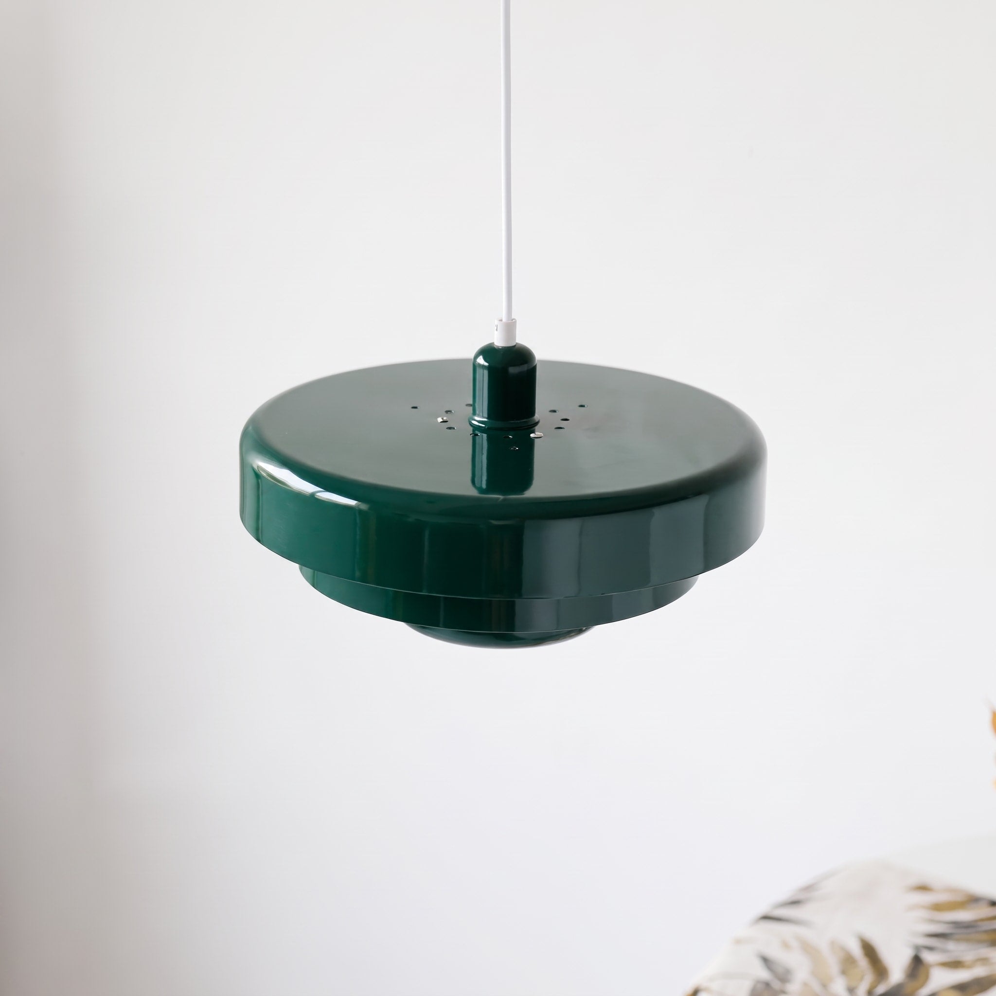 Mehrstufige Runde Pendelleuchte im Retro-Design