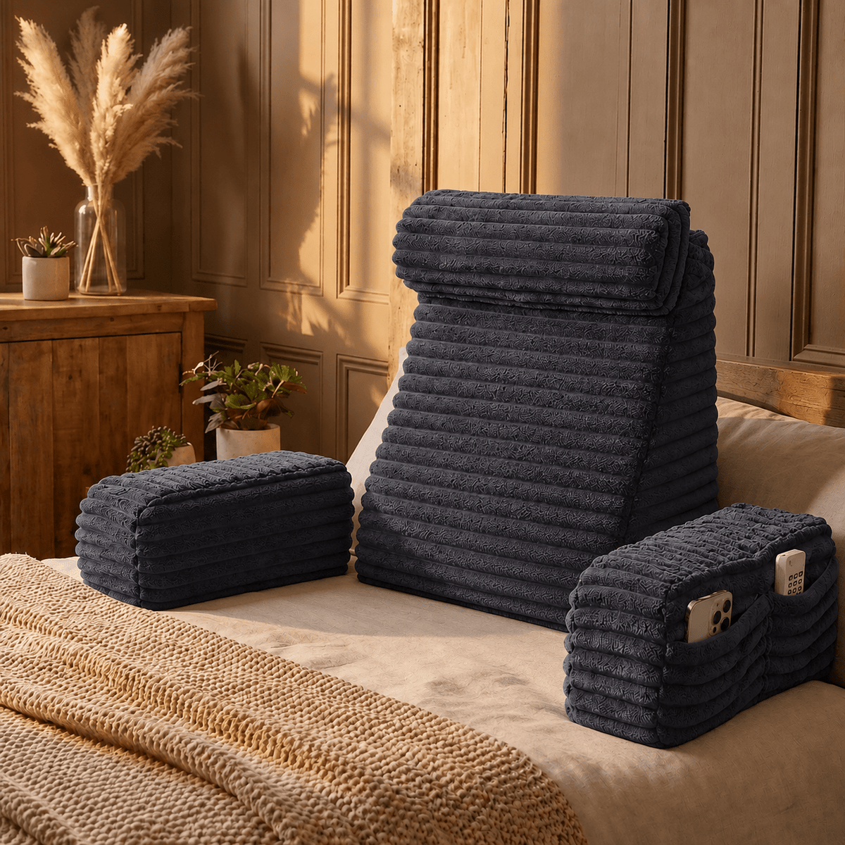 Rückenkissen mit Armlehnen - Backrest Pillows - Voldeva
