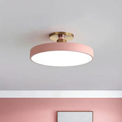 Runde LED Deckenleuchte im nordischen Stil - LED Deckenleuchte - Rosa - Voldeva