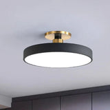 Runde LED Deckenleuchte im nordischen Stil