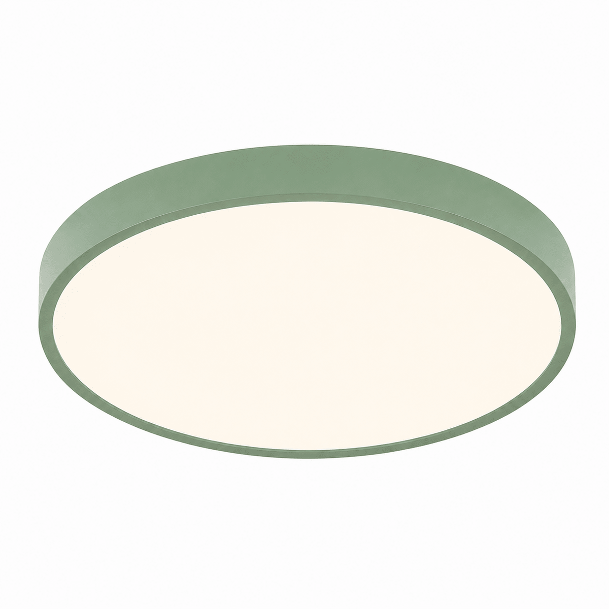 Runde LED Deckenleuchte mit minimalistisches Flachdesign - Ceiling Light Fixtures - Grün - Voldeva
