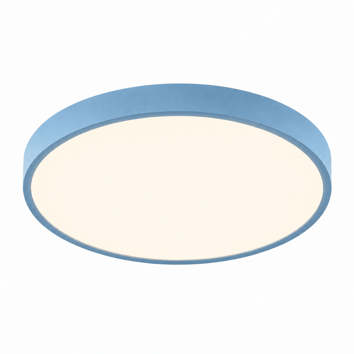 Runde LED Deckenleuchte mit minimalistisches Flachdesign - Ceiling Light Fixtures - Blau - Voldeva