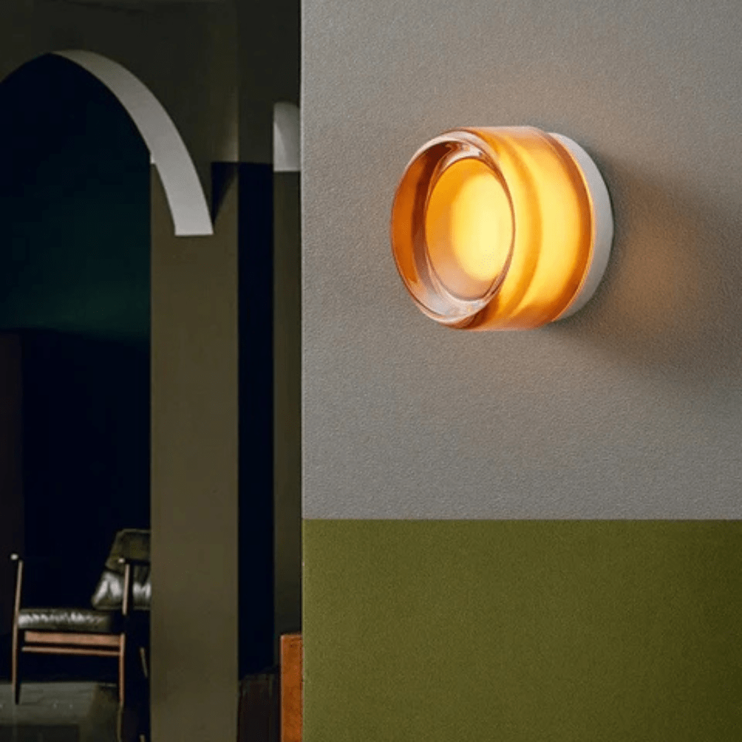 Runde LED Wandleuchte für Flur und Schlafzimmer - Wandleuchte - Stil 1 - Voldeva