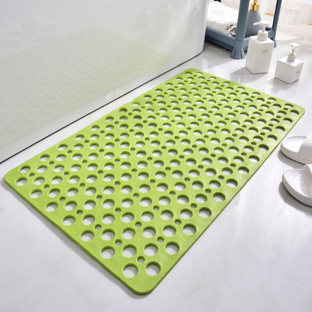 Rutschfeste Hohle Ablauf-Dusche Perforierte Badematte - Bath Mats & Rugs - Grün - Voldeva