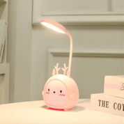 Sanfte LED - Leselampe mit flexiblem Hals und USB - Anschluss - Tischlampen - Rosa - Voldeva