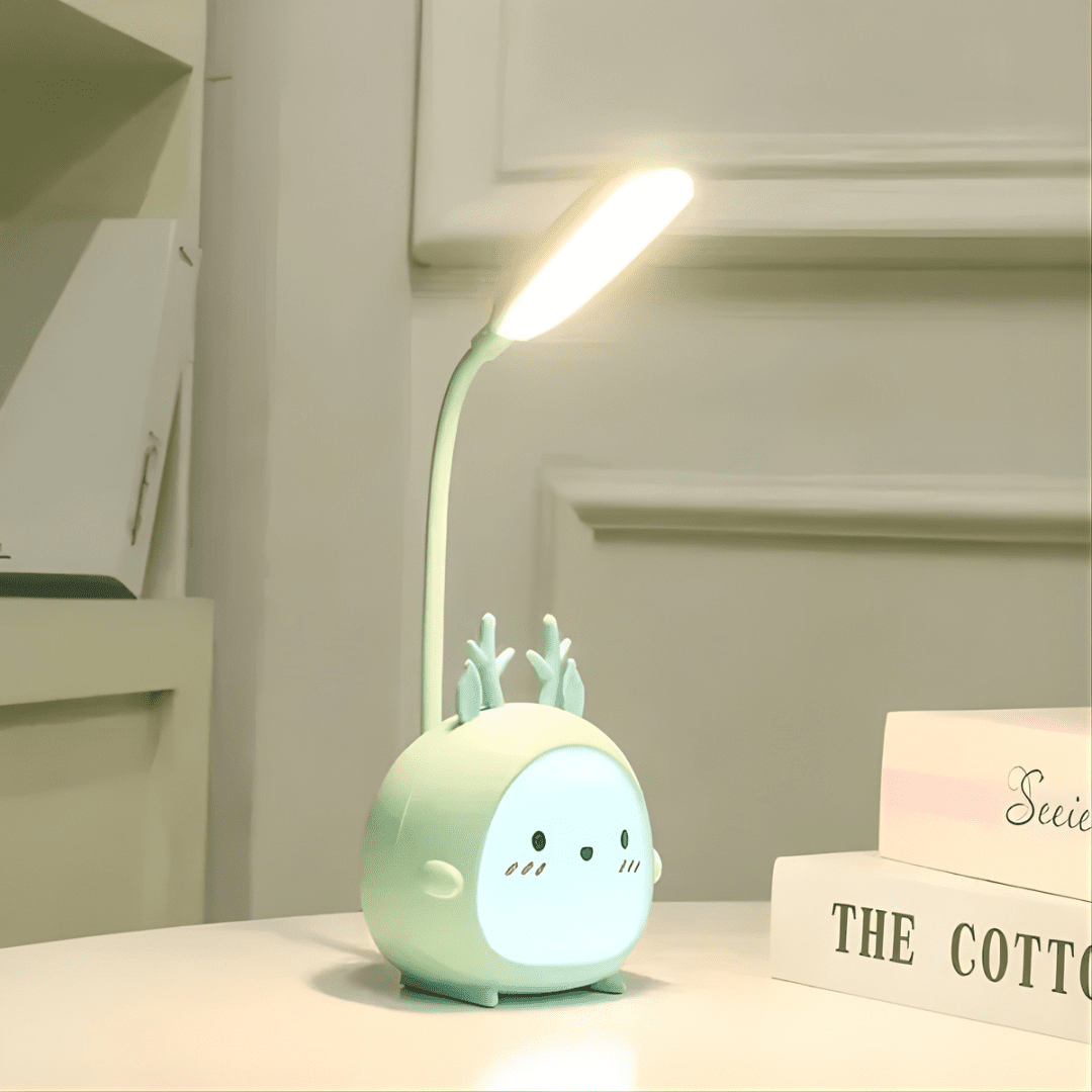 Sanfte LED - Leselampe mit flexiblem Hals und USB - Anschluss - Tischlampen - Blau - Voldeva