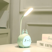 Sanfte LED - Leselampe mit flexiblem Hals und USB - Anschluss - Tischlampen - Blau - Voldeva