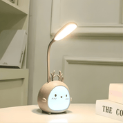 Sanfte LED - Leselampe mit flexiblem Hals und USB - Anschluss - Tischlampen - Grau - Voldeva