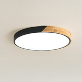 Scandinavische Holz-Deckenlampe – Modernes minimalistisches LED-Design