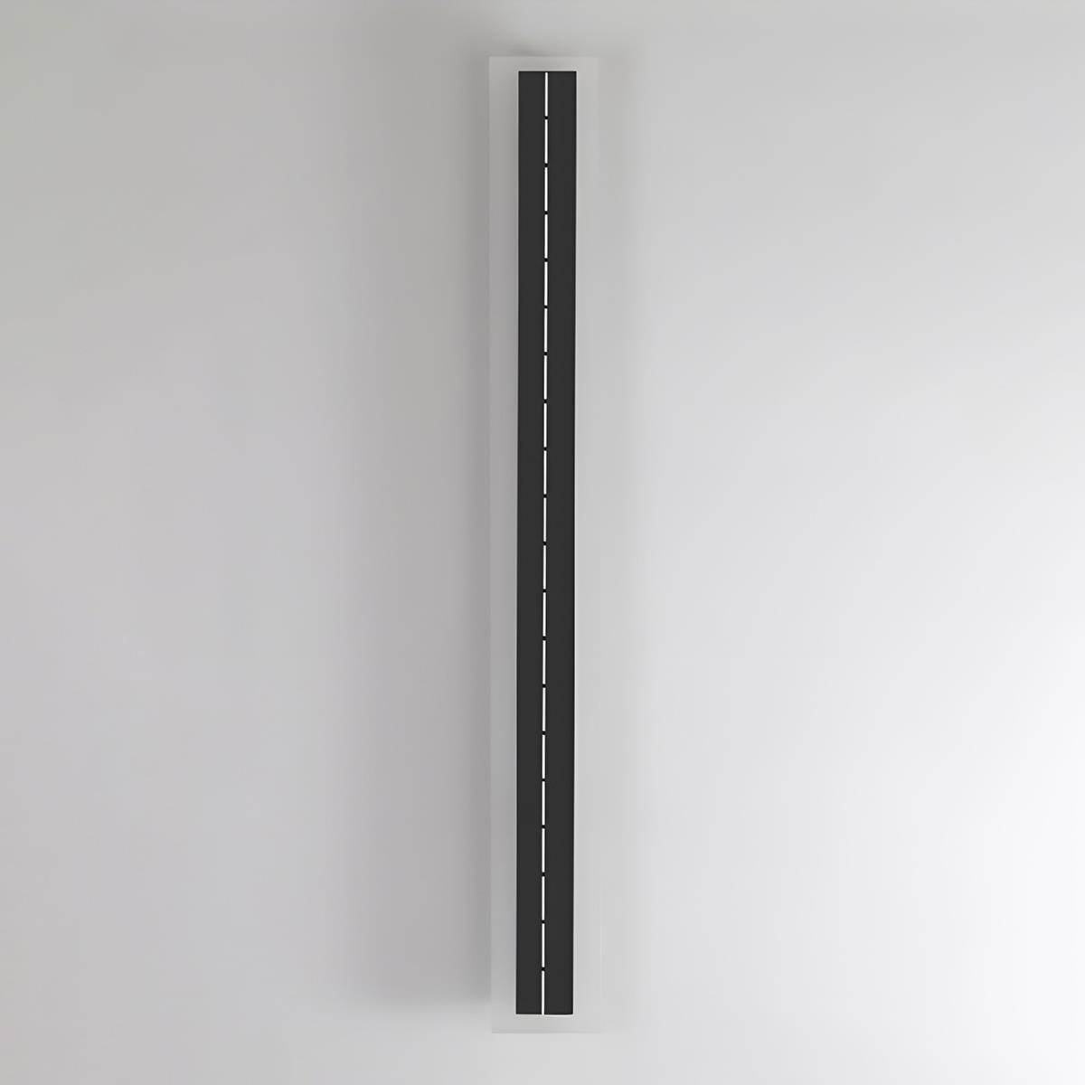 Schlanke Solar - LED - Wandleuchte - Solar - LED - Leuchte - Warmweiß - Voldeva