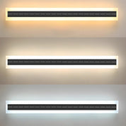 Schlanke Solar - LED - Wandleuchte - Solar - LED - Leuchte - Warmweiß - Voldeva