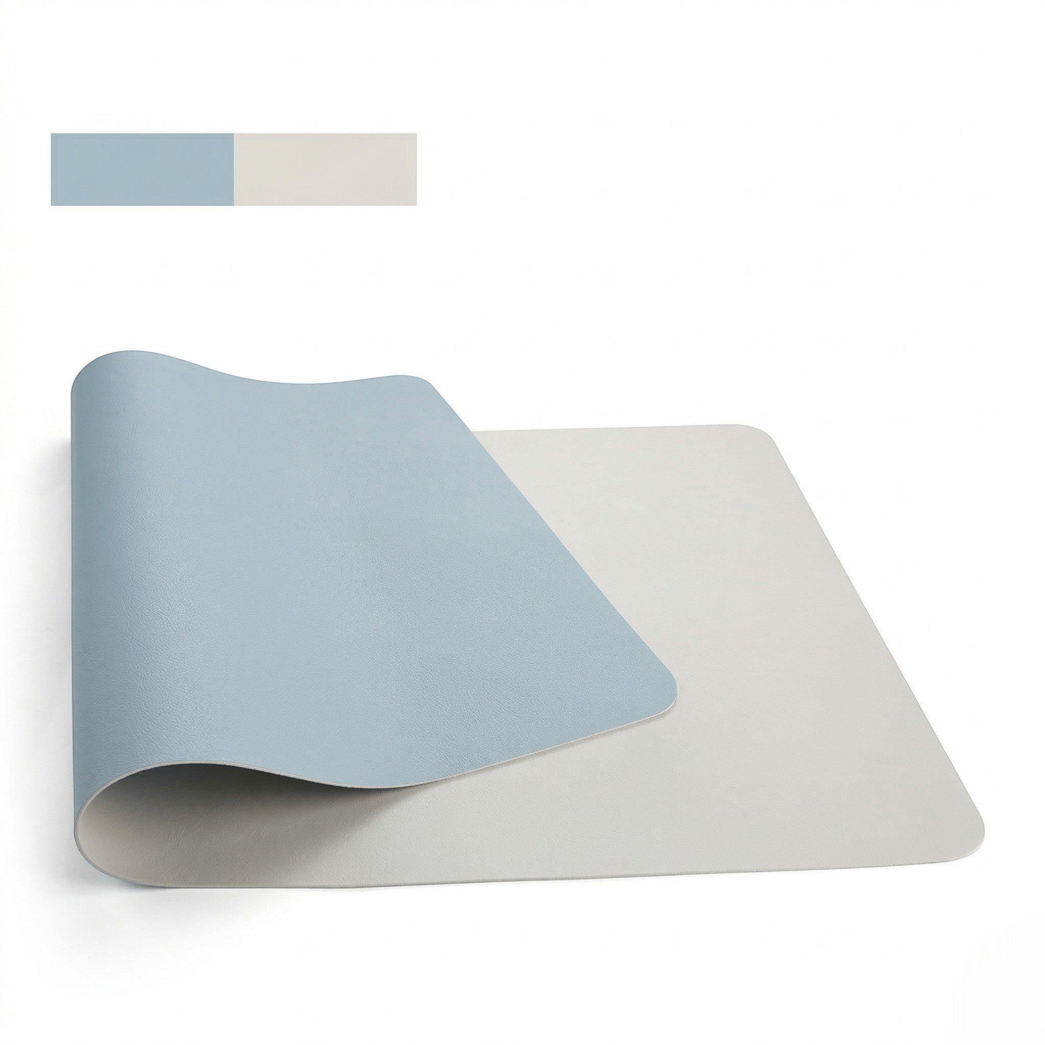 Schreibtischunterlage beidseitig wasserabweisend - Tischsets - Blau - Voldeva