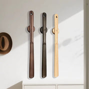 Schuhanzieher Lang Mit Ergonomischem Griff - Schuhlöffel - Braun - Voldeva