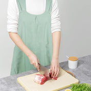 Schürzenkleid mit Kreuzrücken für Küche und Garten - Aprons - Grau - Voldeva