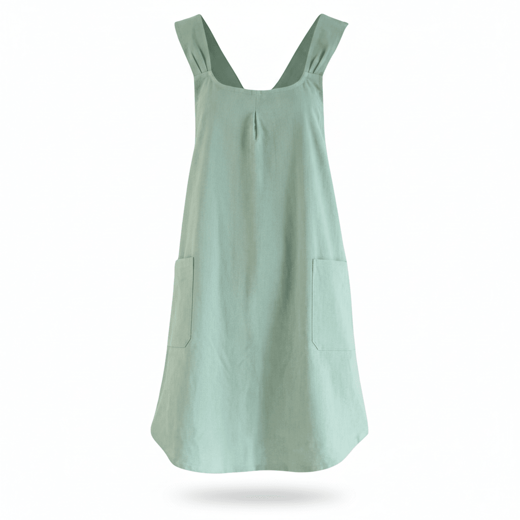 Schürzenkleid mit Kreuzrücken für Küche und Garten - Aprons - Mintgrün - Voldeva