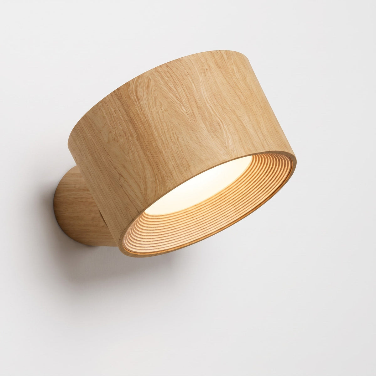Selbstklebende Wandleuchte mit magnetischer 360-Grad-Drehung - Wall Light Fixtures - Hellbraun - Voldeva