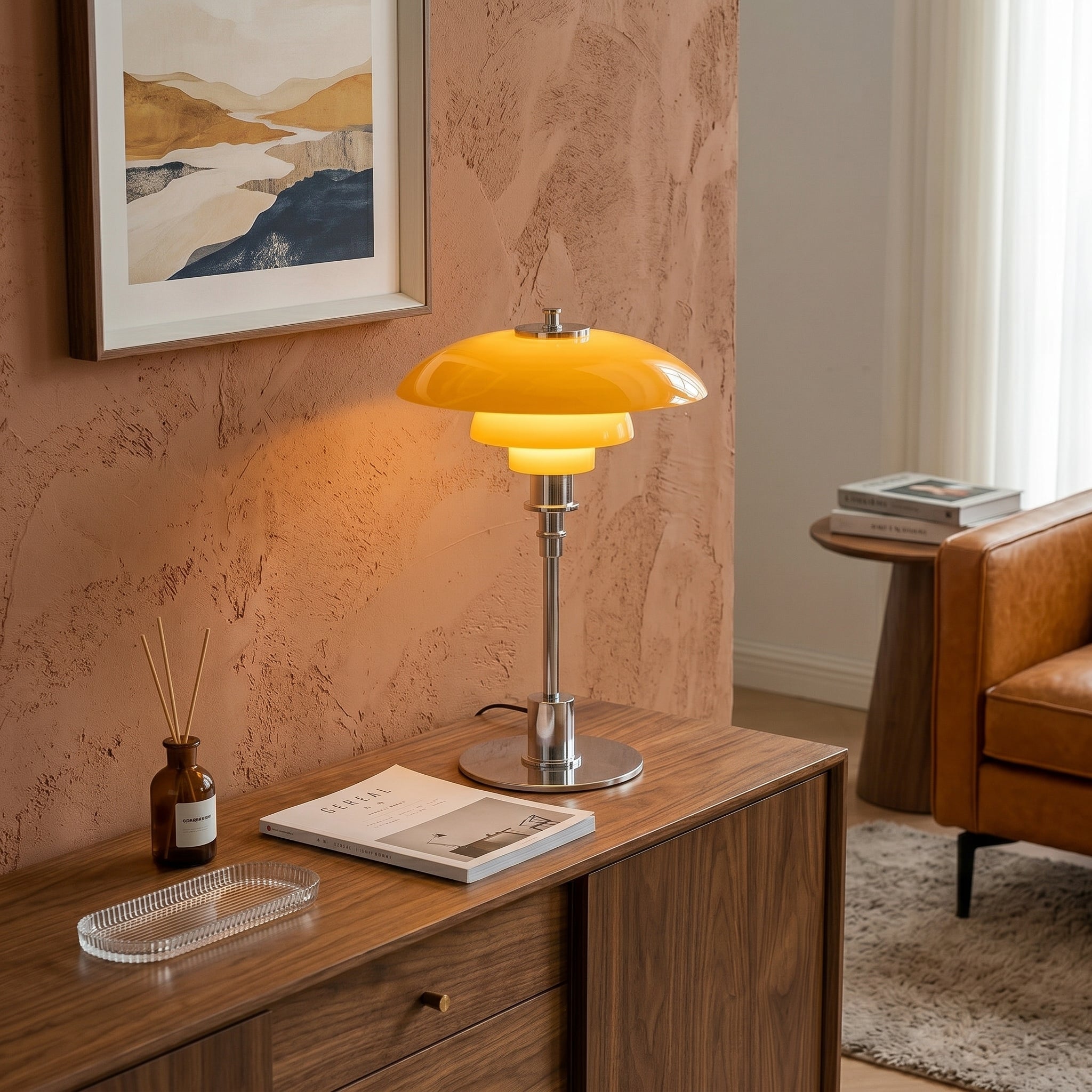 Skandinavische Design LED Tischlampe Modernes Lichtobjekt - Tischlampen - Silber - Voldeva