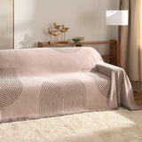 Sofa-Überwurf Mit Modernem Geometrischem Muster