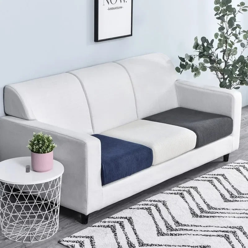 Sofakissenbezug Stretch elastisch - Sofaschutz - Marineblau - Voldeva