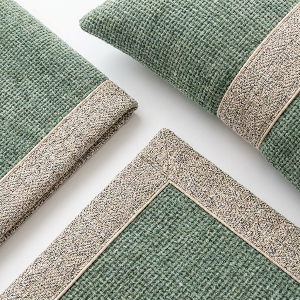 Sofaschutz und Textil - Set für das Wohnzimmer - Sofaschutz - Grün - Voldeva