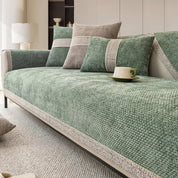 Sofaschutz und Textil - Set für das Wohnzimmer - Sofaschutz - Grün - Voldeva