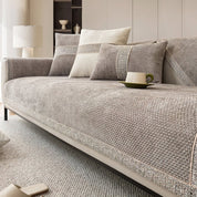 Sofaschutz und Textil - Set für das Wohnzimmer - Sofaschutz - Beige - Voldeva
