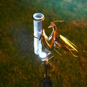 Solar Garten-Gottesanbeterin Regenmesser-Pfahl mit Licht - Regenmesser - Voldeva