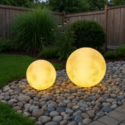 Gartenlampe in Mondform für stimmungsvolle Außenbereiche - Gartenlampe - Kabelgebunden - Voldeva