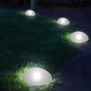 Solar - Gartenleuchte im Stein - Design - LED - Dekorationslichter - 14.5 x 10.5 cm - Voldeva
