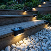 Solar LED Außenleuchten für Treppen und Zäune - Außenleuchten - Warmweiß - Voldeva