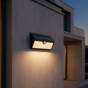 Solar LED - Außenwandleuchte mit Bewegungsmelder - Wandleuchte - Voldeva