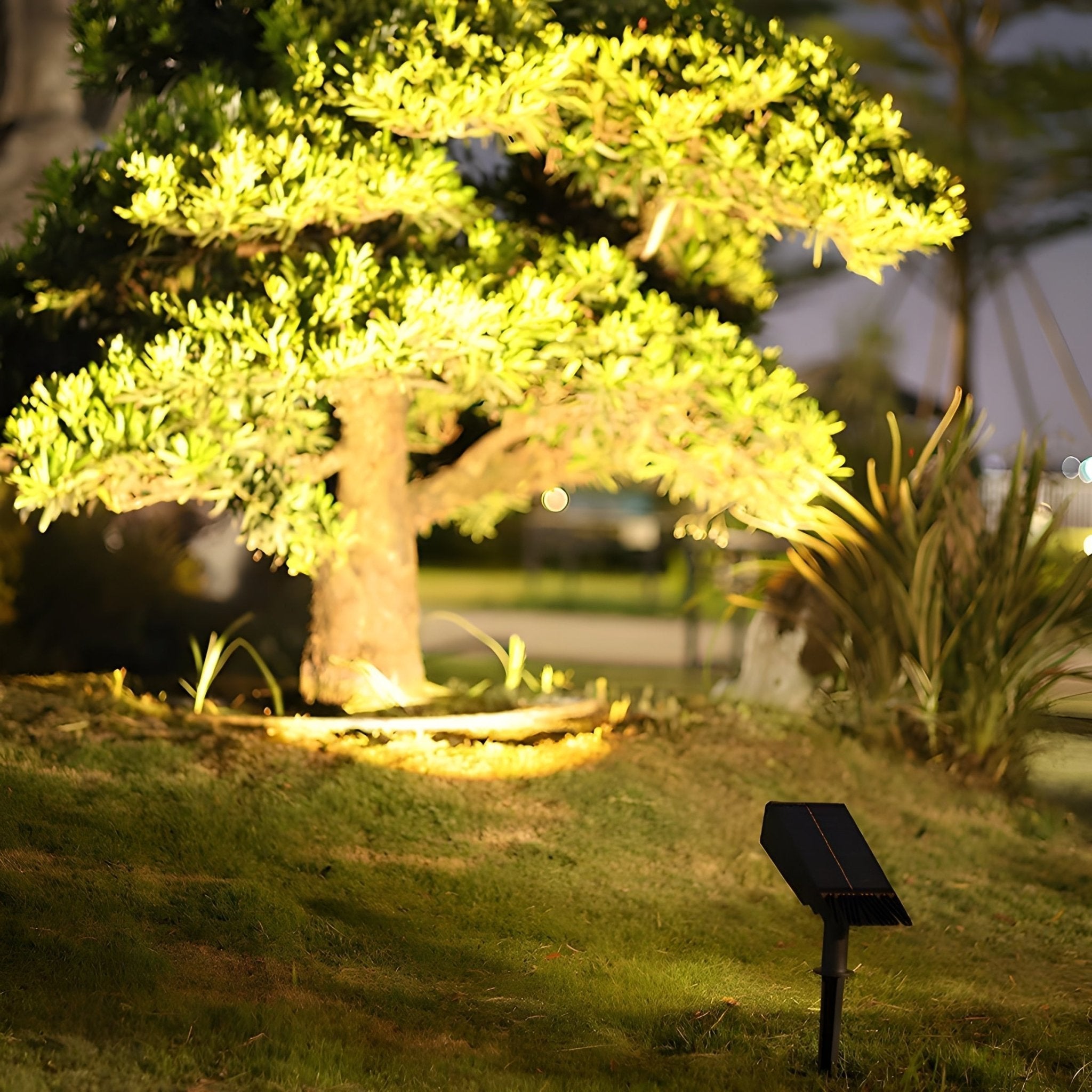 Solar LED - Erdspieß Strahler für Garten und Wege - Gartenbeleuchtung - RGB - Voldeva