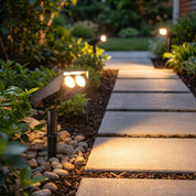 Solar LED - Erdspieß Strahler für Garten und Wege - Gartenbeleuchtung - RGB - Voldeva
