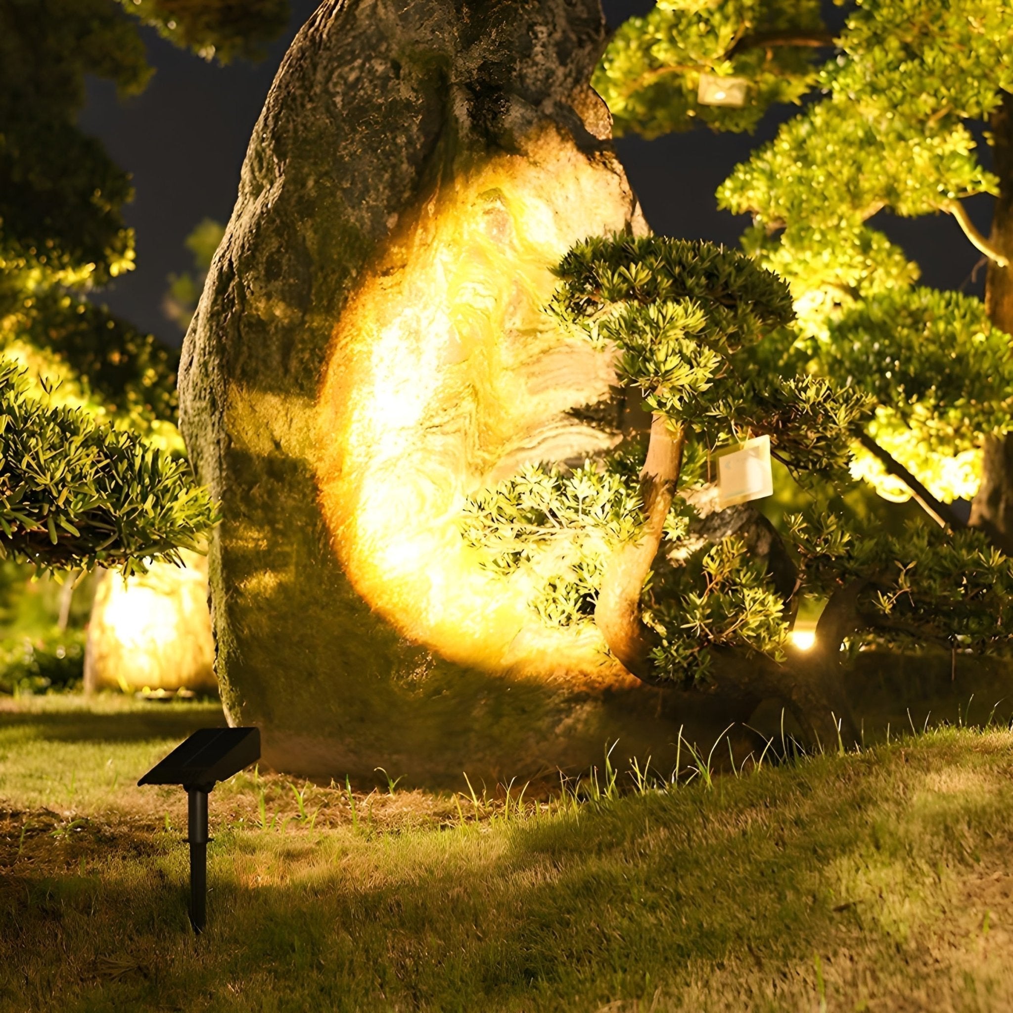 Solar LED - Erdspieß Strahler für Garten und Wege - Gartenbeleuchtung - RGB - Voldeva