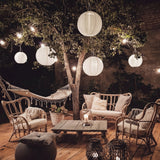 Solar LED-Laternen-Lichterkette für Außenbereich und Garten