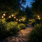 Solar LED - Lichterkette Kristallkugeln für Garten und Terrasse - Lichterkette - Voldeva