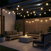 Solar LED - Lichterkette Kristallkugeln für Garten und Terrasse - Lichterkette - Voldeva