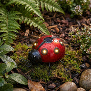Solar LED Metall Marienkäfer Gartendekoration - Gartendekoration - Rot - Voldeva