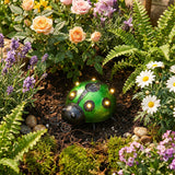 Solar LED Metall Marienkäfer Gartendekoration