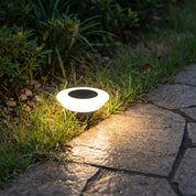 Solar LED - Rundleuchte für Terrasse und Gartenweg - Solar - LED - Leuchte - Voldeva